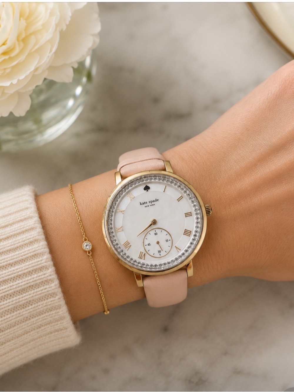 Kate Spade Watch with Leather Strap